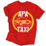 Kép 6/6 - Apa Taxi férfi póló (Piros)