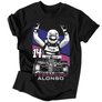 Kép 1/3 - Fernando Alonso férfi póló (Fekete)