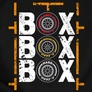 Box Box Box férfi póló (B_fekete)