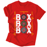 Kép 4/8 - Box Box Box férfi póló (Piros)