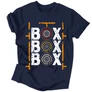 Box Box Box férfi póló (Sötétkék)