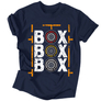 Kép 3/8 - Box Box Box férfi póló (Sötétkék)