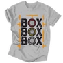 Box Box Box férfi póló (Szürke)