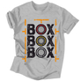 Kép 7/8 - Box Box Box férfi póló (Szürke)