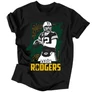 Aaron Rodgers szurkolói férfi póló (Fekete)