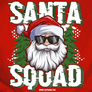 Kép 2/2 - Santa Squad férfi póló (B_piros)