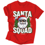 Kép 1/2 - Santa Squad férfi póló (Piros)