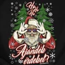 Kép 2/4 - Ho Ho Ho Ajándék érdekel? női póló (B_Fekete)