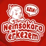 Nemsokára érkezem - kislányos női póló (B_Piros)