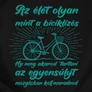 Szeretek kertészkedni női póló (B_Fekete)