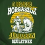 A legjobb horgászok férfi póló (B_Sötétzöld)