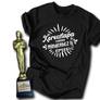 Kép 1/4 - Keresztapa férfi póló + A legjobb keresztapa Oscar szobor