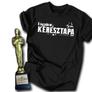 Kép 1/4 - Legjobb keresztapa férfi póló + A legjobb keresztapa Oscar szobor