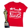 Mama titka női póló (Piros)
