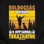 Boldogság amikor férfi póló (B_Fekete)