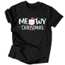 Kép 1/7 - Meowy Christmas férfi póló (fekete)