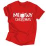 Kép 7/7 - Meowy Christmas férfi póló (Piros)