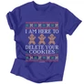 Delete cookies férfi póló (Királykék)