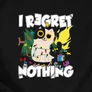 I regret nothing női póló (B_Fekete)