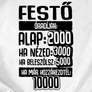 Autószerelő Óradíjak férfi póló (b_fekete)