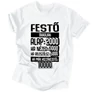 Festő Óradíjak férfi póló (fehér)