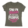 Senki sem tökéletes női póló (grafit)