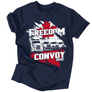 Kép 3/7 - Freedom Convoy 2K22 férfi póló (sötétkék)