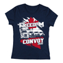 Kép 6/7 - Freedom Convoy 2K22 női póló (sötétkék)