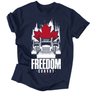Kép 3/7 - Freedom Convoy férfi póló (sötétkék)