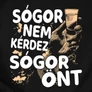 Sógor nem kérdez férfi póló szett (B_Fekete_1)