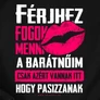 Kép 2/9 - Férjhez fogok menni - Lánybúcsú póló szett (B_Fekete)