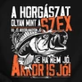 A horgászat olyan mint a szex férfi póló (RD) (B_Fekete)