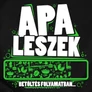 Apa leszek férfi póló (B_Fekete)