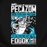 Amíg horgászom férfi póló (B_Fekete)