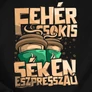 SékenEszpresszaú férfi póló (B_Fekete)