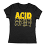 Kép 1/2 - ACID Techno női póló (Fekete)