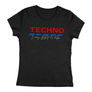 Kép 1/3 - Techno gazdaságos női póló (Fekete)