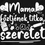 Mama titka kötény (B_Fekete)