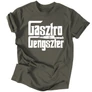 Gasztro gengszter férfi póló (Grafit)