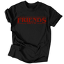 Kép 1/3 - Friends don't lie férfi póló (Fekete)