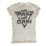 Kép 2/2 - No pain no gain longfit férfi póló