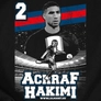 Kép 2/5 - Achraf Hakimi férfi póló (B_fekete)