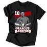 Kép 1/5 - Marcus Rashford szurkolói férfi póló (Fekete)