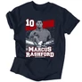 Marcus Rashford férfi póló (Sötétkék)