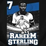 Raheem Sterling férfi póló (B_fekete