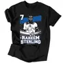 Kép 1/5 - Raheem Sterling  szurkolói férfi póló (Fekete)