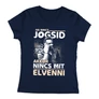 200IQ - Ha nincs jogsid női póló (Sötétkék)