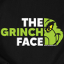 Kép 2/2 - The grinch face kapucnis pulóver (B_Fekete)