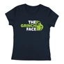 The grinch face női póló (Sötétkék)