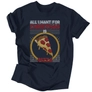 Kép 3/3 - All i want for ... pizza férfi póló (Sötétkék)